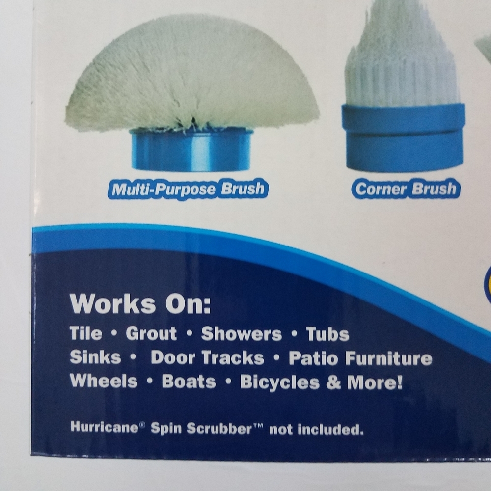 Hurricane Spin Brush 3 Pack Replacement Heads - Picture 3 of 6